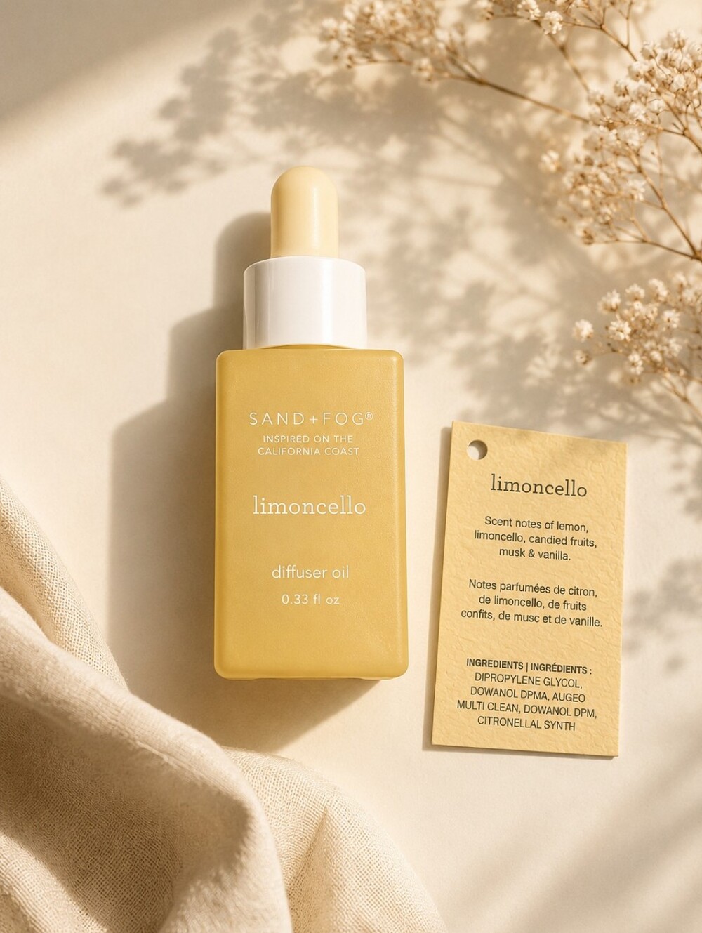 Sand + Fog Limoncello Diffuser Oil
